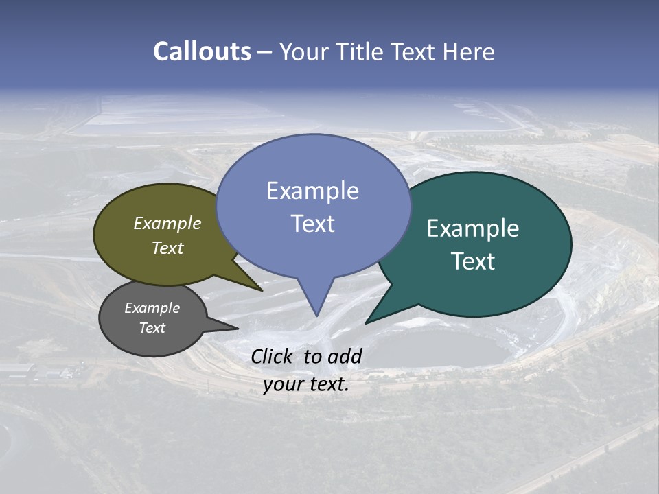 Uranium Mine PowerPoint Template