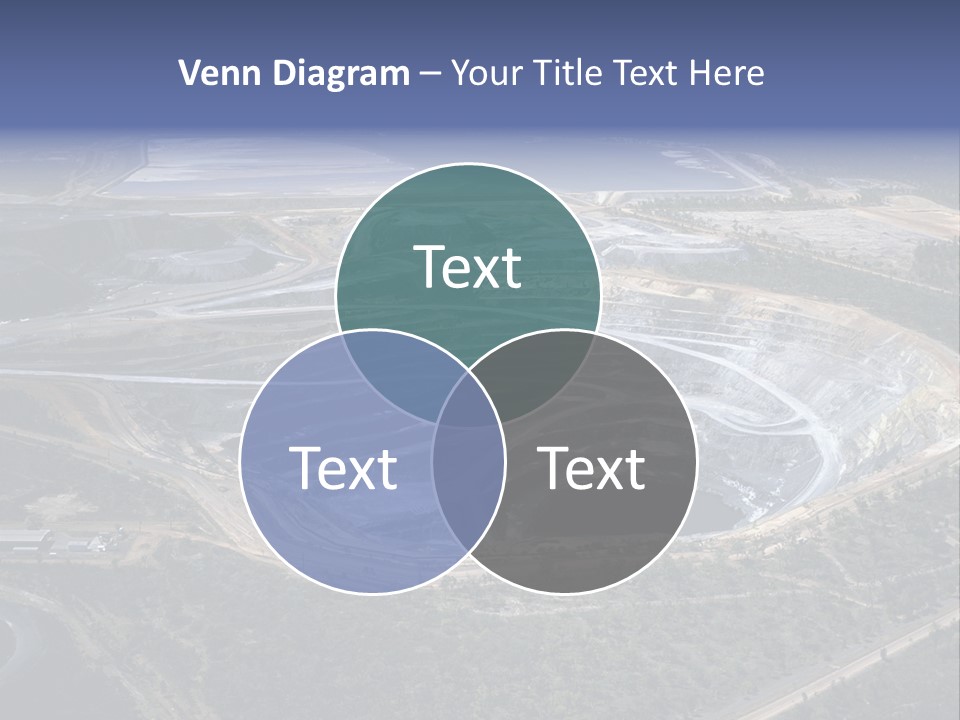 Uranium Mine PowerPoint Template