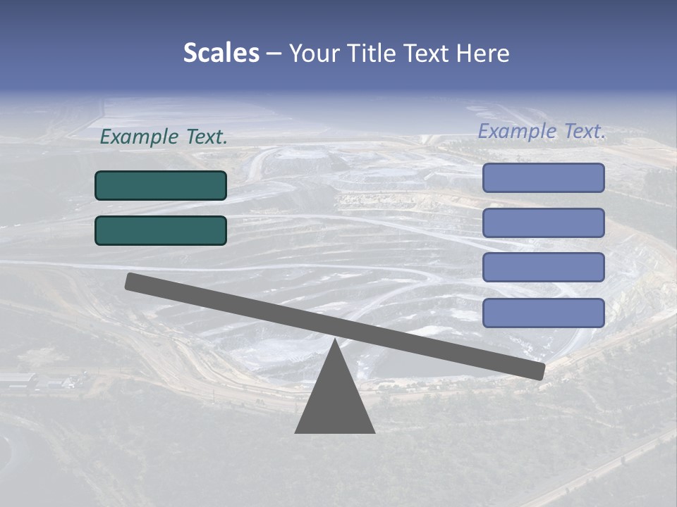 Uranium Mine PowerPoint Template