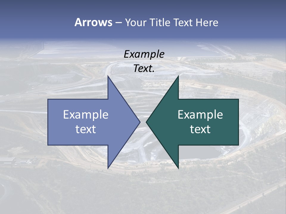 Uranium Mine PowerPoint Template