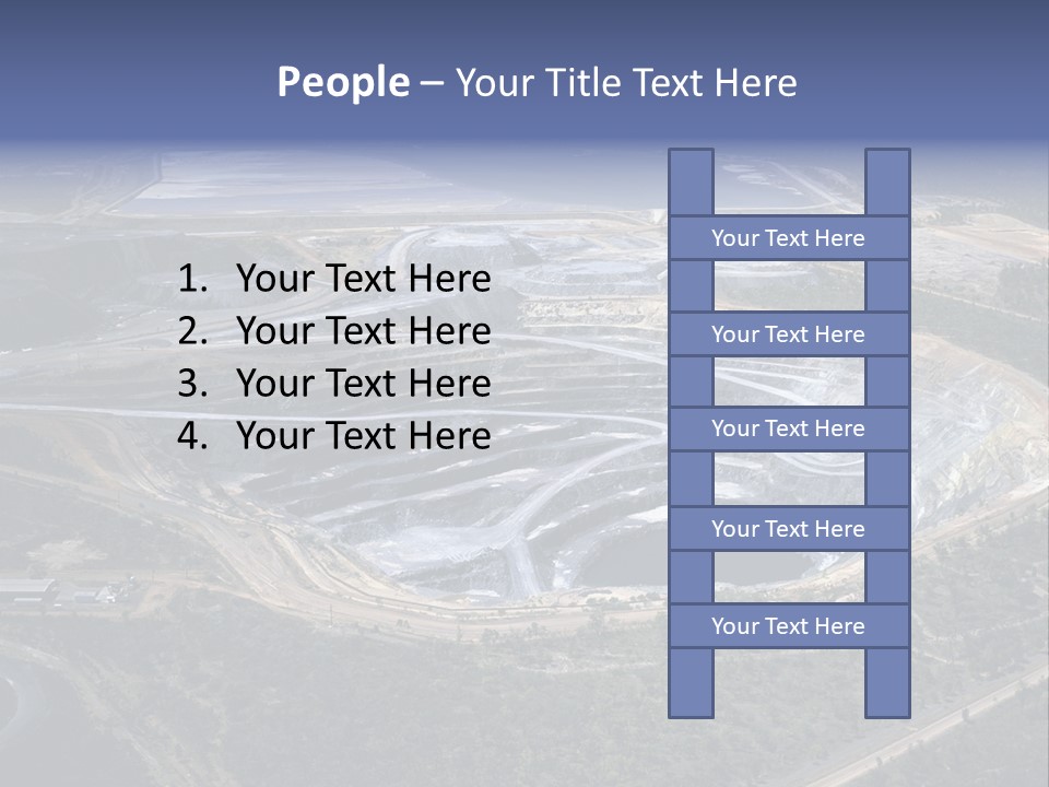 Uranium Mine PowerPoint Template