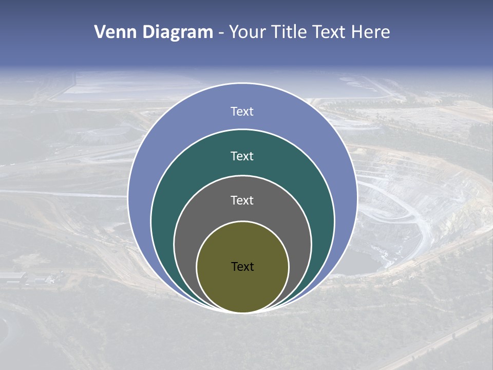 Uranium Mine PowerPoint Template