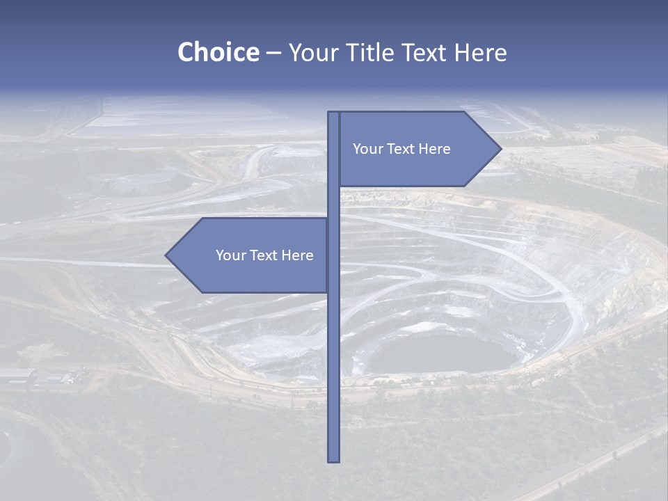 Uranium Mine PowerPoint Template
