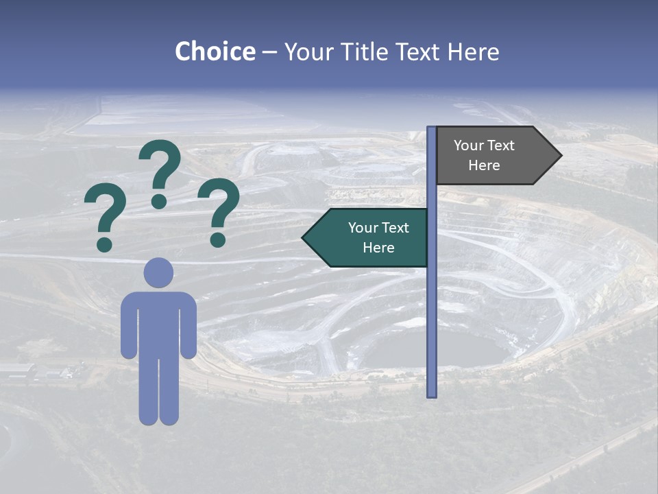 Uranium Mine PowerPoint Template