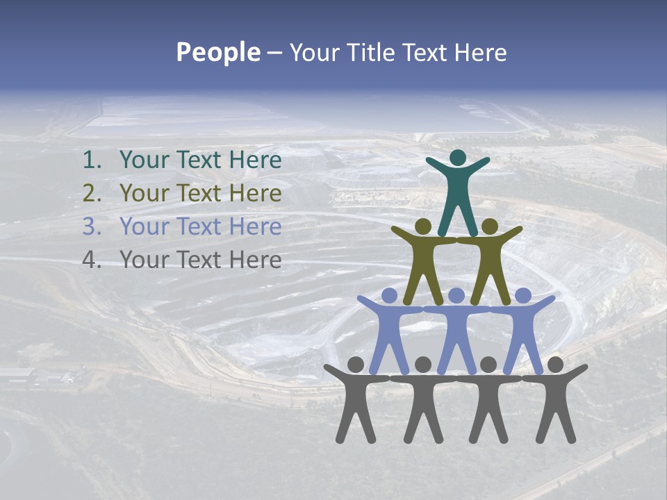 Uranium Mine PowerPoint Template