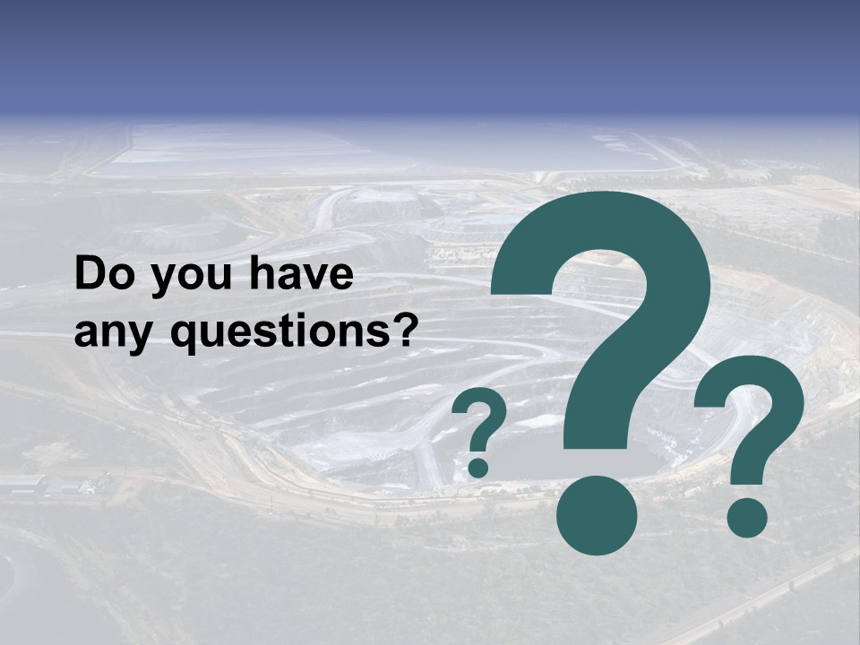 Uranium Mine PowerPoint Template