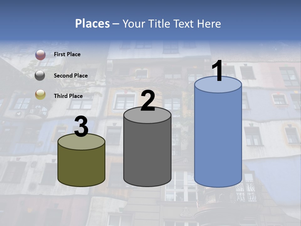 Hundertwasser House In Vienna PowerPoint Template