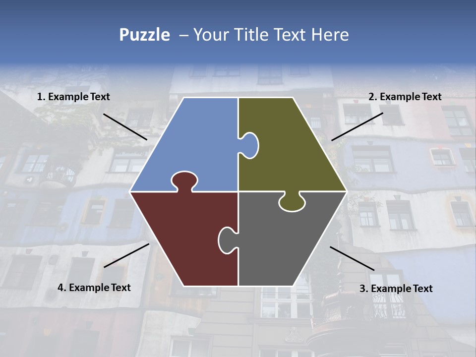 Hundertwasser House In Vienna PowerPoint Template