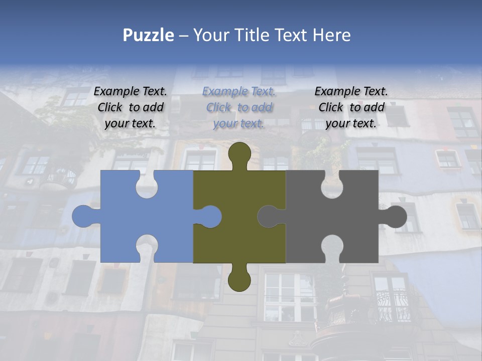 Hundertwasser House In Vienna PowerPoint Template