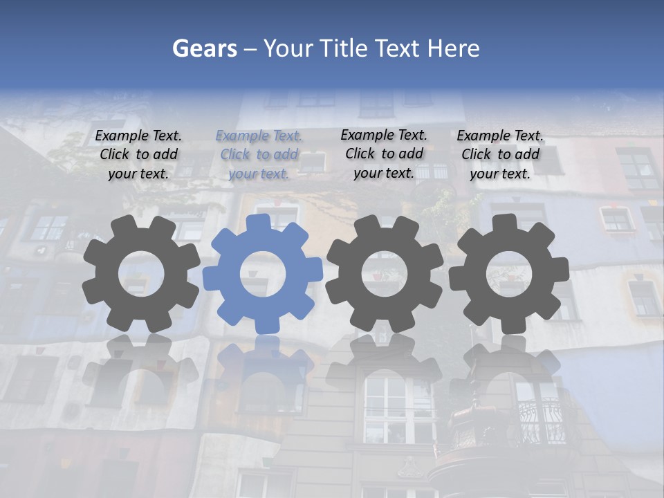 Hundertwasser House In Vienna PowerPoint Template