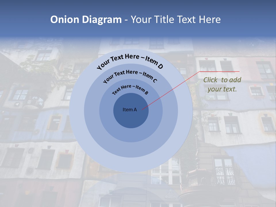 Hundertwasser House In Vienna PowerPoint Template