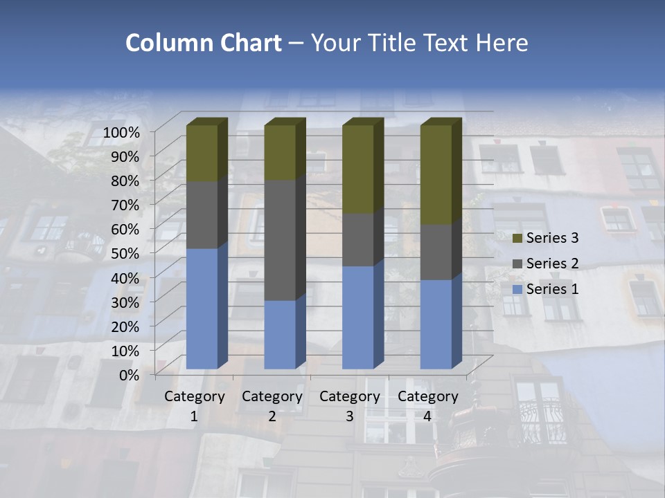 Hundertwasser House In Vienna PowerPoint Template