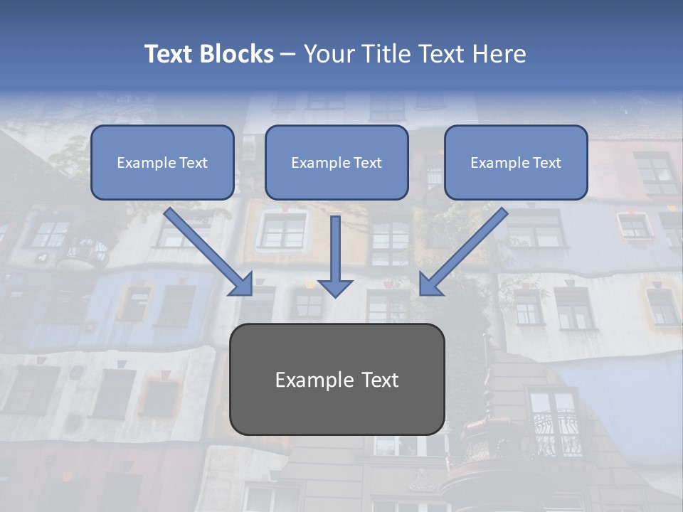 Hundertwasser House In Vienna PowerPoint Template