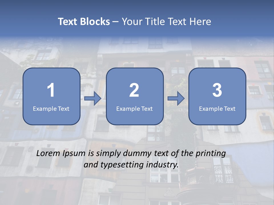 Hundertwasser House In Vienna PowerPoint Template
