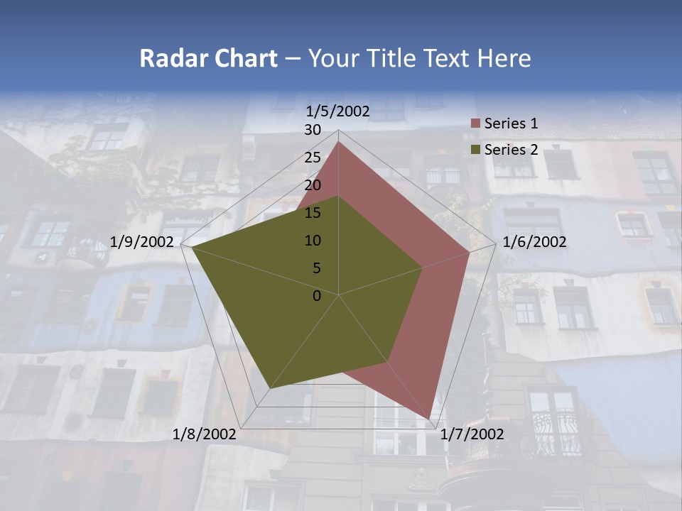 Hundertwasser House In Vienna PowerPoint Template