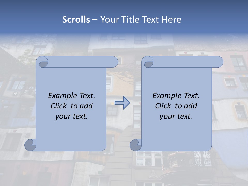 Hundertwasser House In Vienna PowerPoint Template