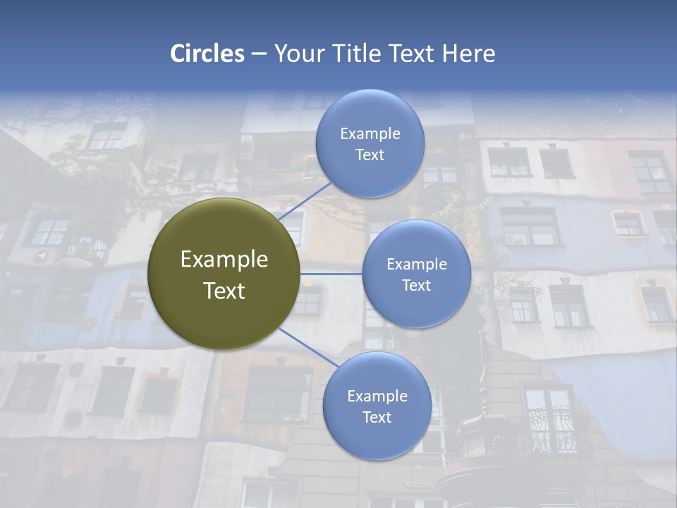 Hundertwasser House In Vienna PowerPoint Template