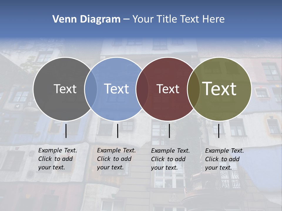 Hundertwasser House In Vienna PowerPoint Template
