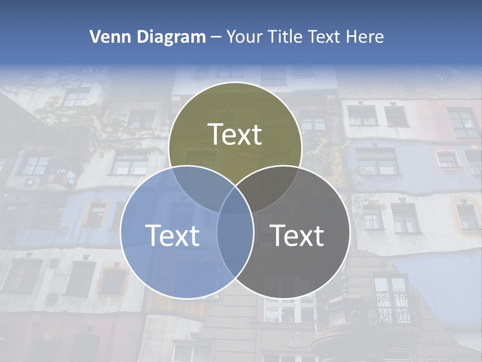 Hundertwasser House In Vienna PowerPoint Template