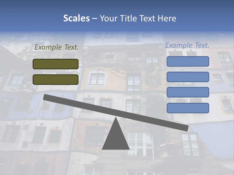 Hundertwasser House In Vienna PowerPoint Template