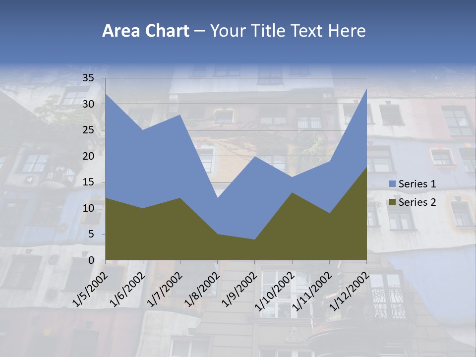 Hundertwasser House In Vienna PowerPoint Template