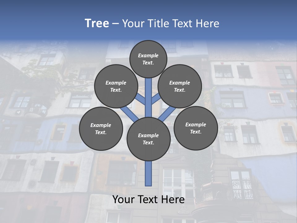 Hundertwasser House In Vienna PowerPoint Template