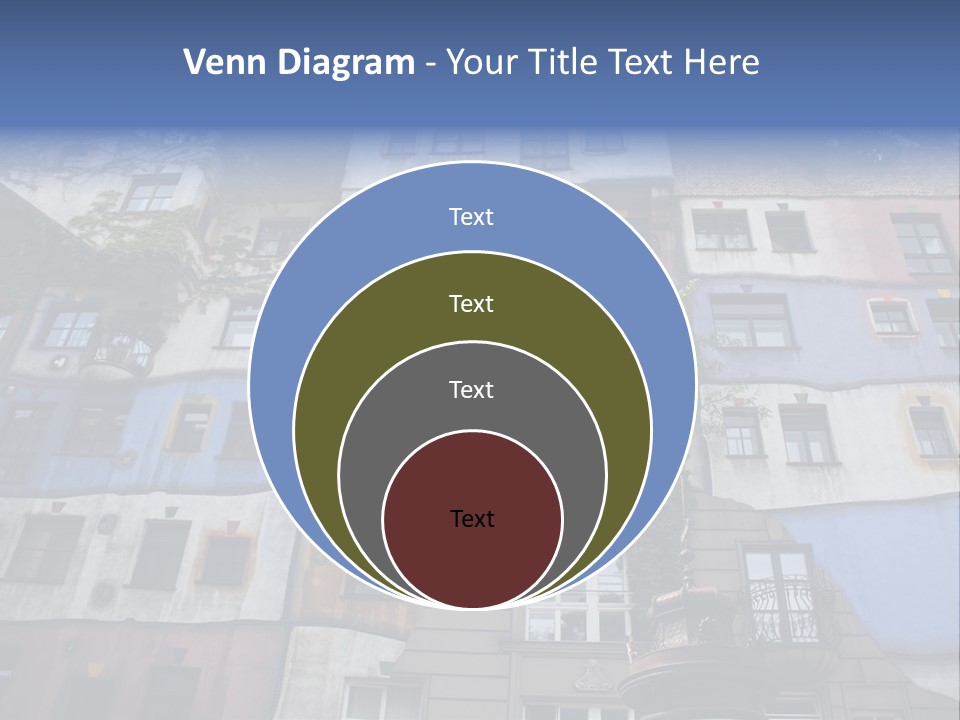 Hundertwasser House In Vienna PowerPoint Template
