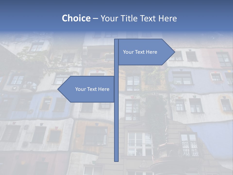 Hundertwasser House In Vienna PowerPoint Template