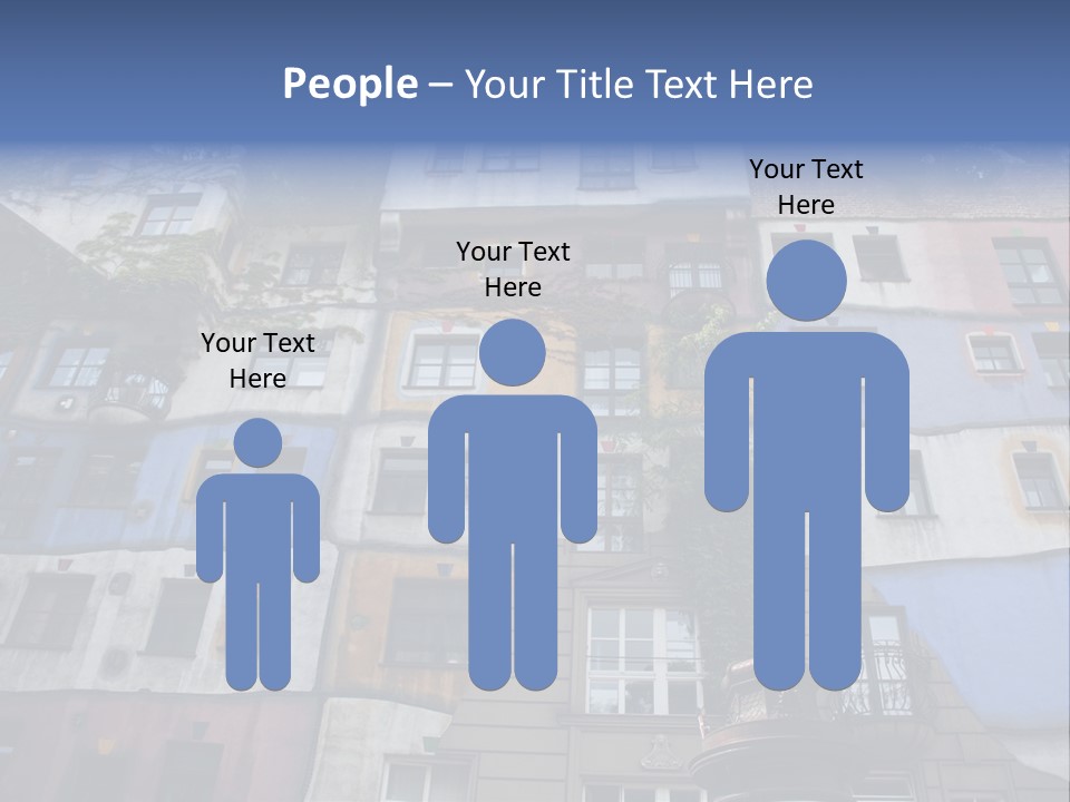 Hundertwasser House In Vienna PowerPoint Template