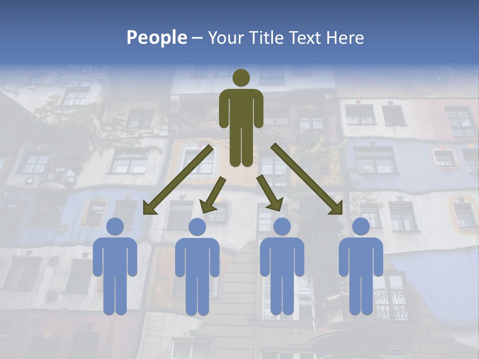 Hundertwasser House In Vienna PowerPoint Template