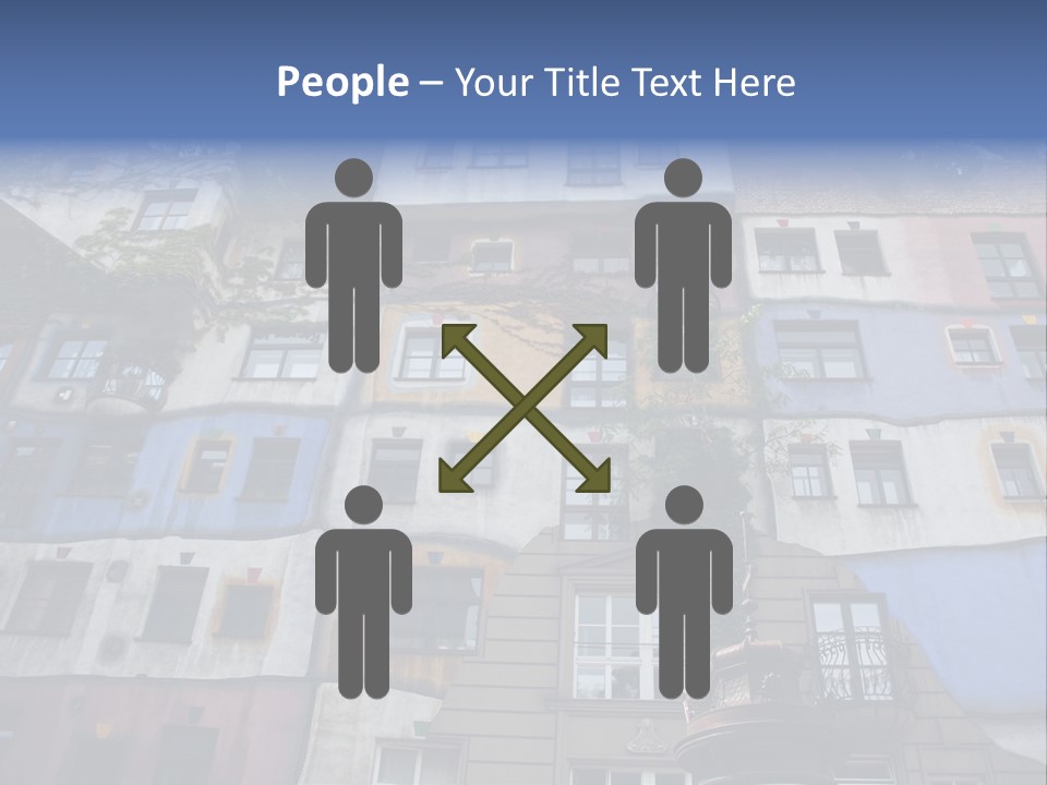 Hundertwasser House In Vienna PowerPoint Template