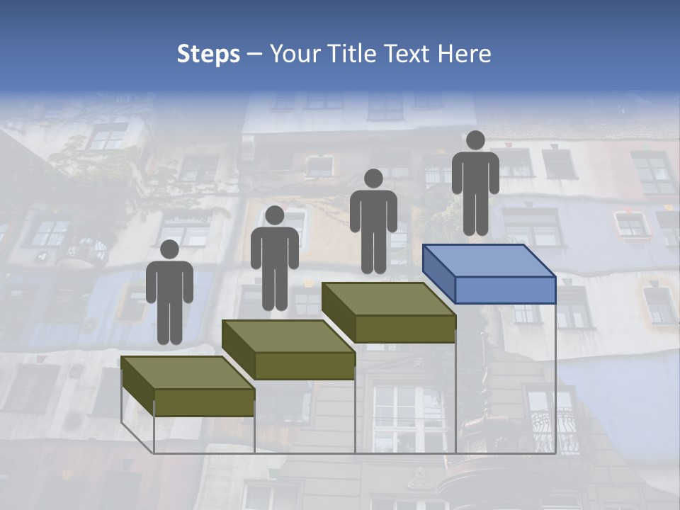 Hundertwasser House In Vienna PowerPoint Template