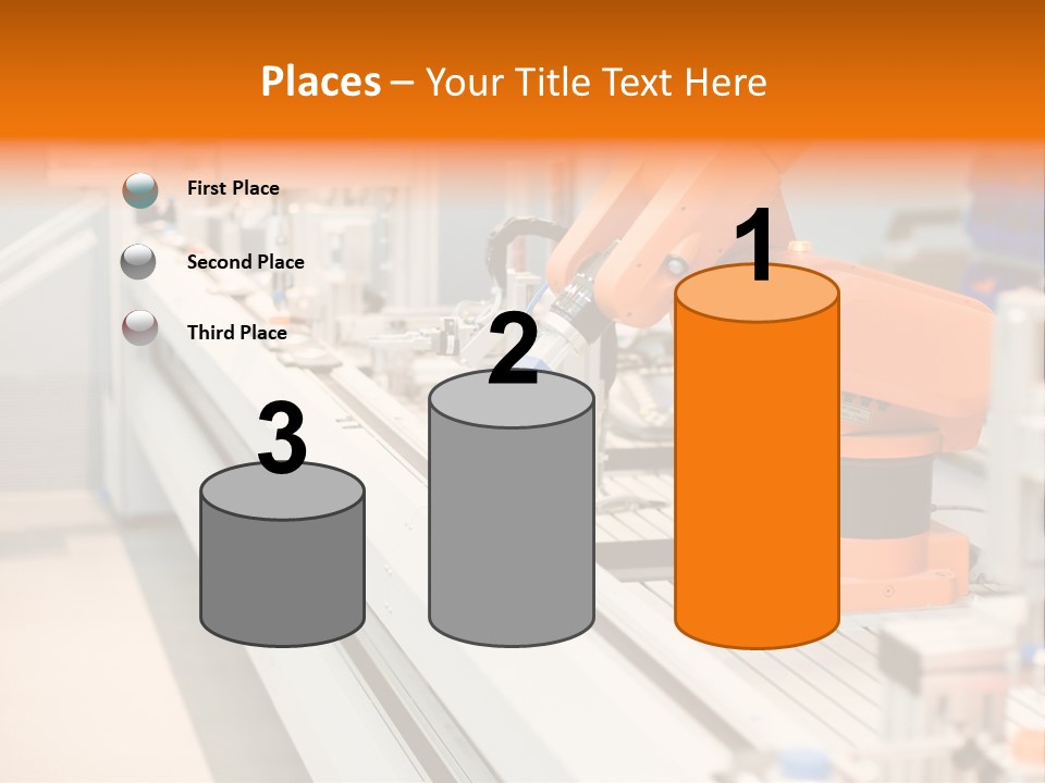 A Computer Controlled Automated Manufacturing Process PowerPoint Template