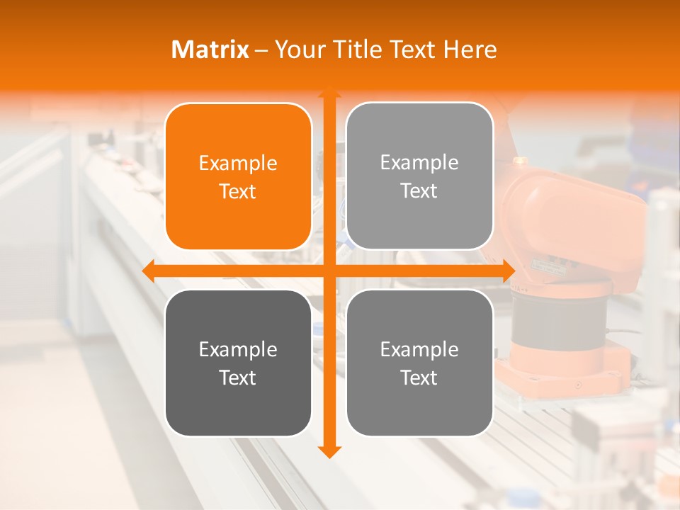 A Computer Controlled Automated Manufacturing Process PowerPoint Template