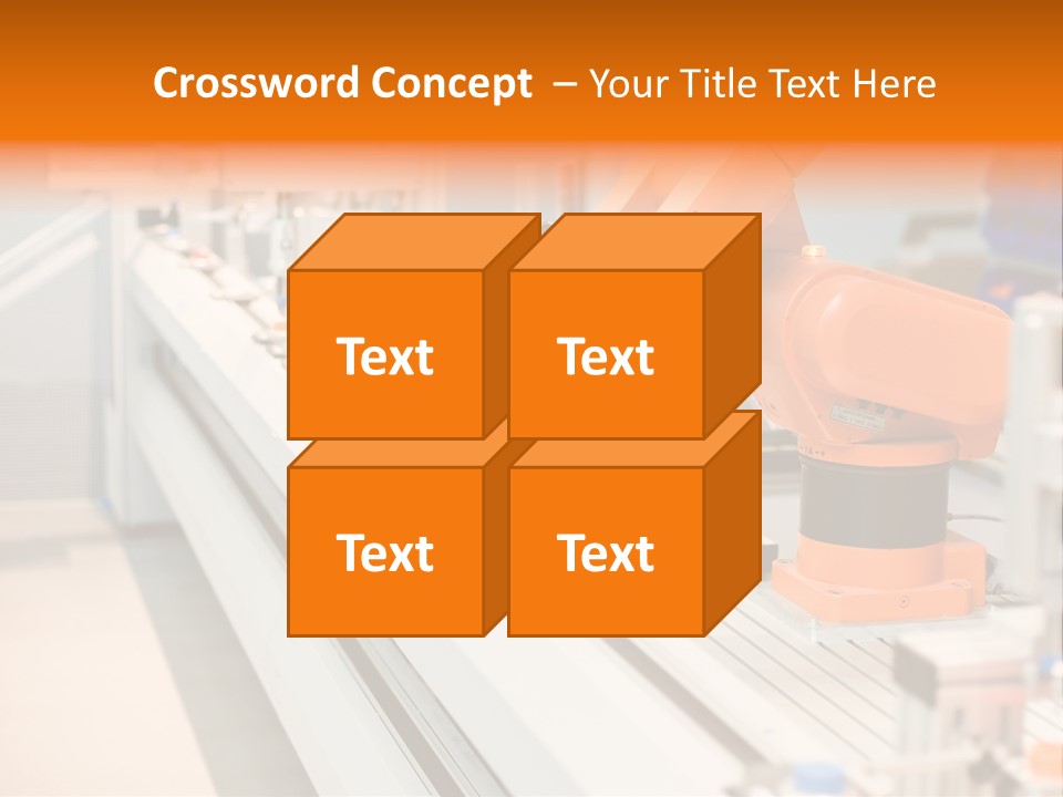 A Computer Controlled Automated Manufacturing Process PowerPoint Template