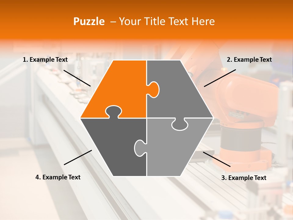 A Computer Controlled Automated Manufacturing Process PowerPoint Template