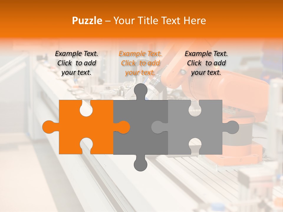 A Computer Controlled Automated Manufacturing Process PowerPoint Template
