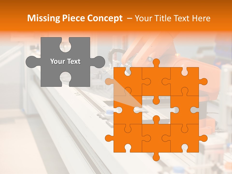 A Computer Controlled Automated Manufacturing Process PowerPoint Template