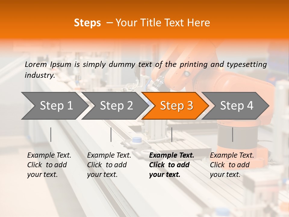 A Computer Controlled Automated Manufacturing Process PowerPoint Template