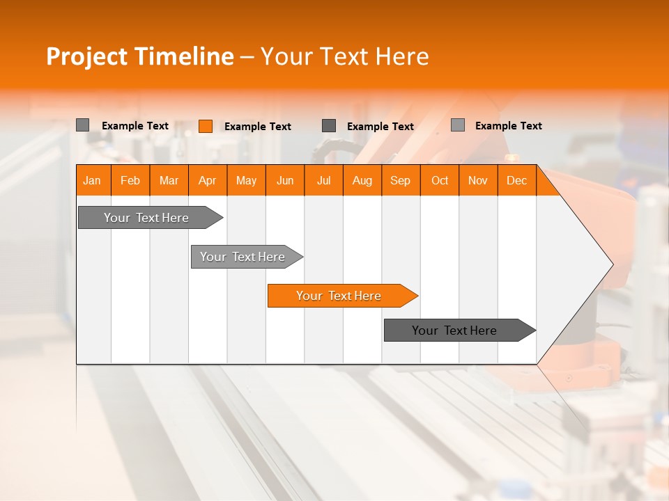 A Computer Controlled Automated Manufacturing Process PowerPoint Template