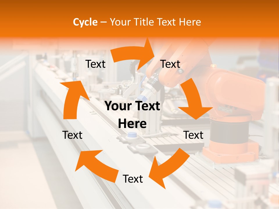 A Computer Controlled Automated Manufacturing Process PowerPoint Template