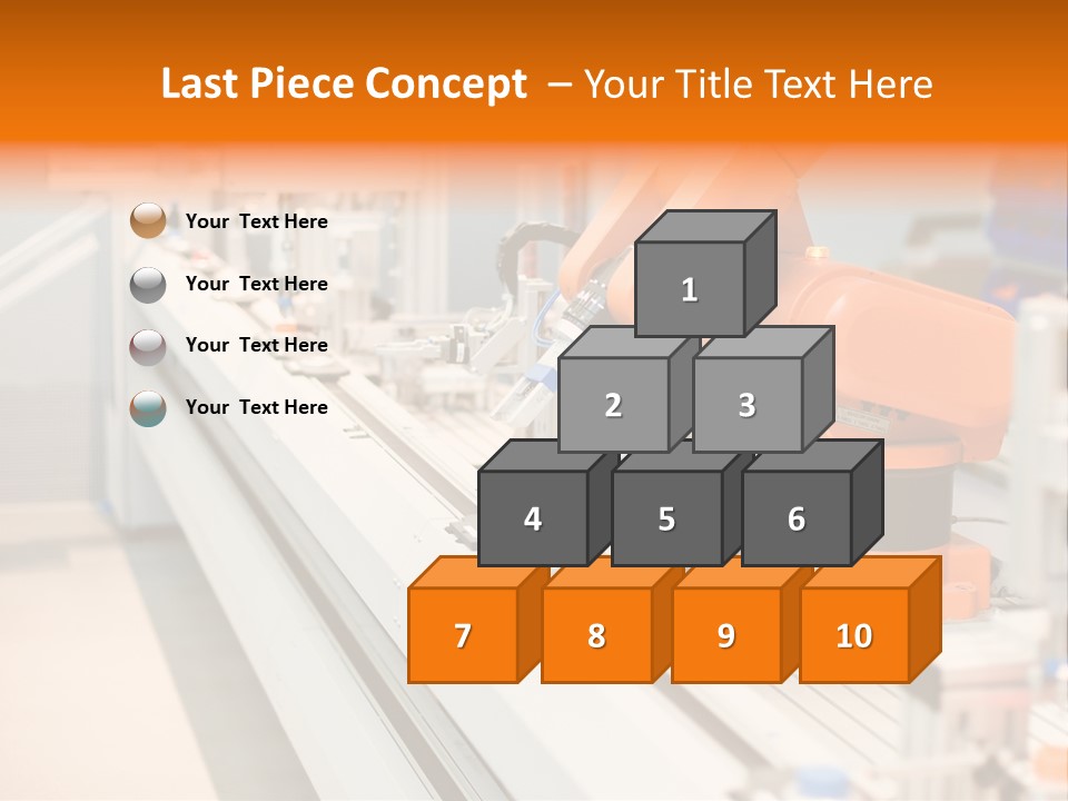 A Computer Controlled Automated Manufacturing Process PowerPoint Template