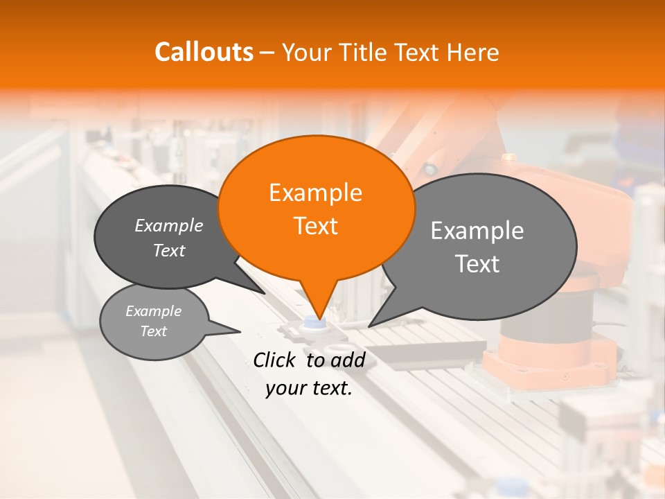 A Computer Controlled Automated Manufacturing Process PowerPoint Template