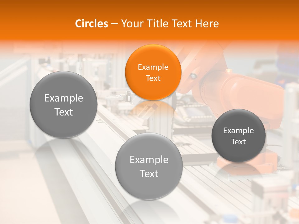A Computer Controlled Automated Manufacturing Process PowerPoint Template