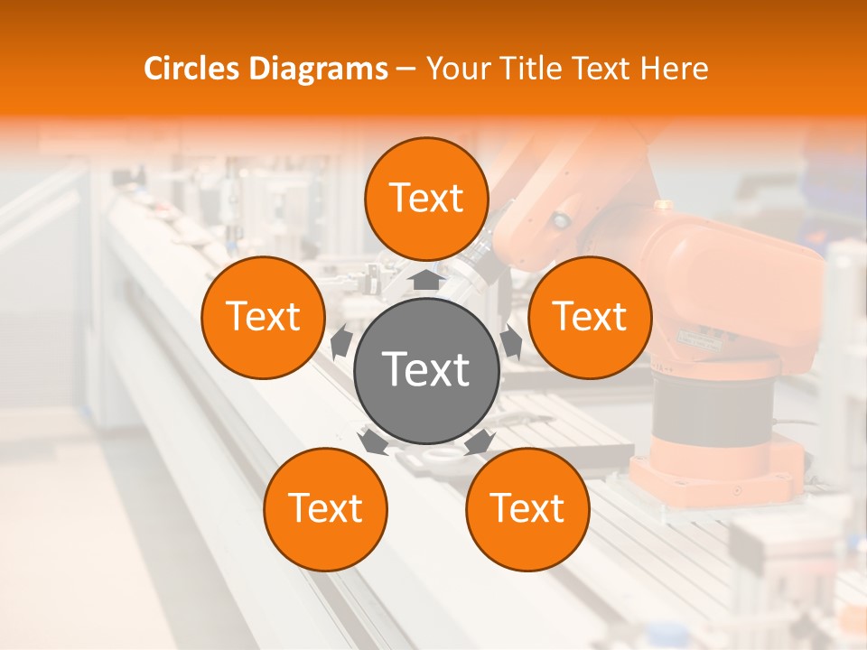 A Computer Controlled Automated Manufacturing Process PowerPoint Template