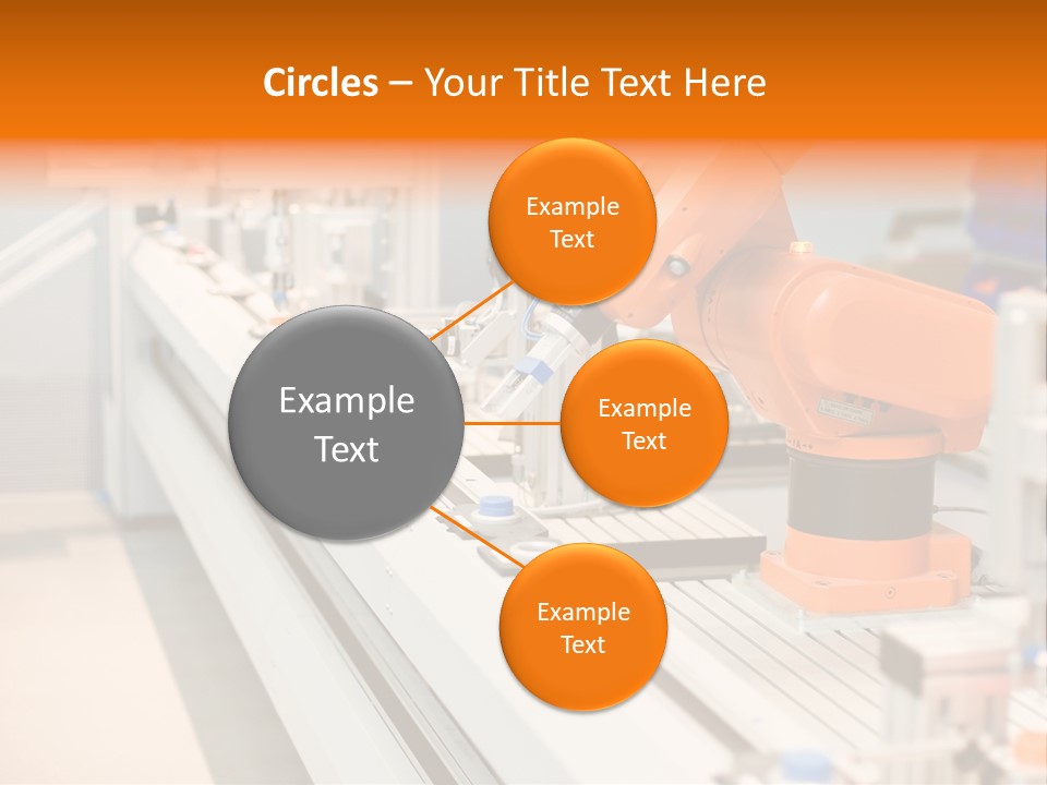 A Computer Controlled Automated Manufacturing Process PowerPoint Template
