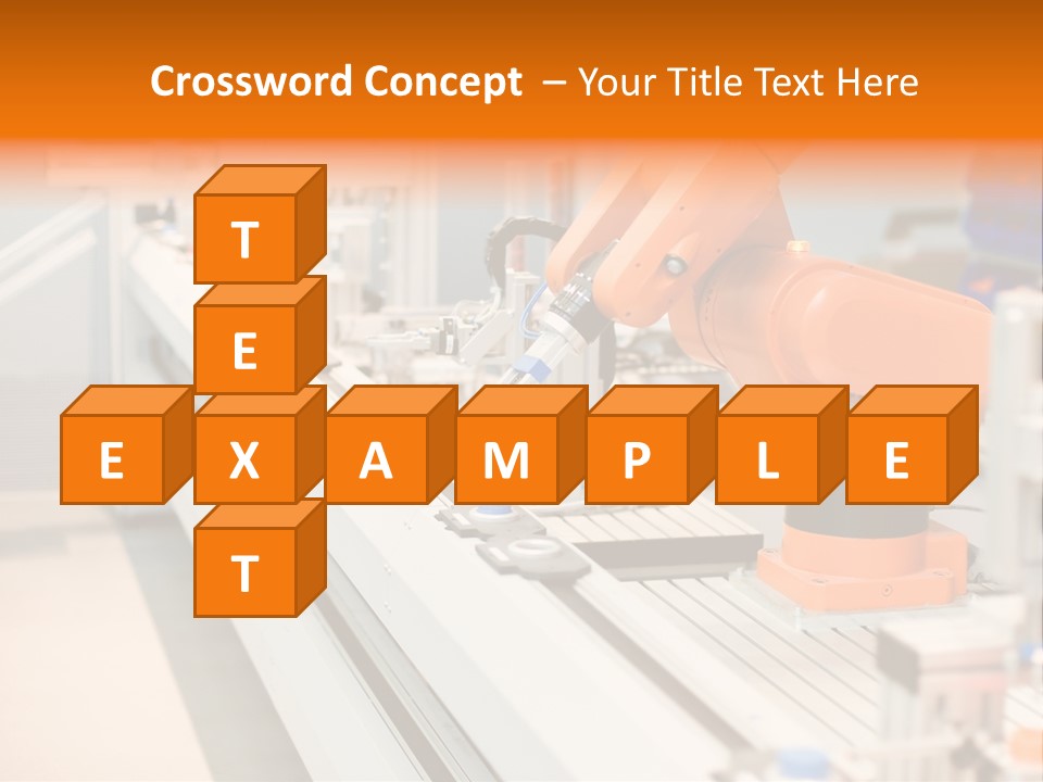 A Computer Controlled Automated Manufacturing Process PowerPoint Template