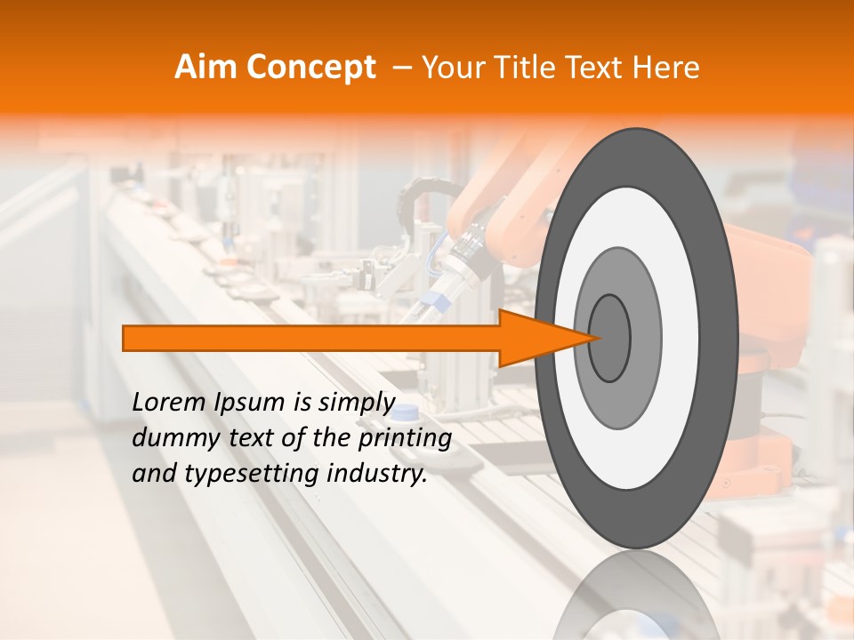 A Computer Controlled Automated Manufacturing Process PowerPoint Template