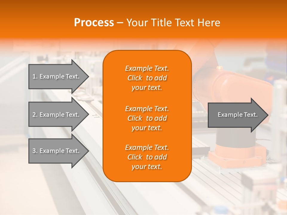 A Computer Controlled Automated Manufacturing Process PowerPoint Template