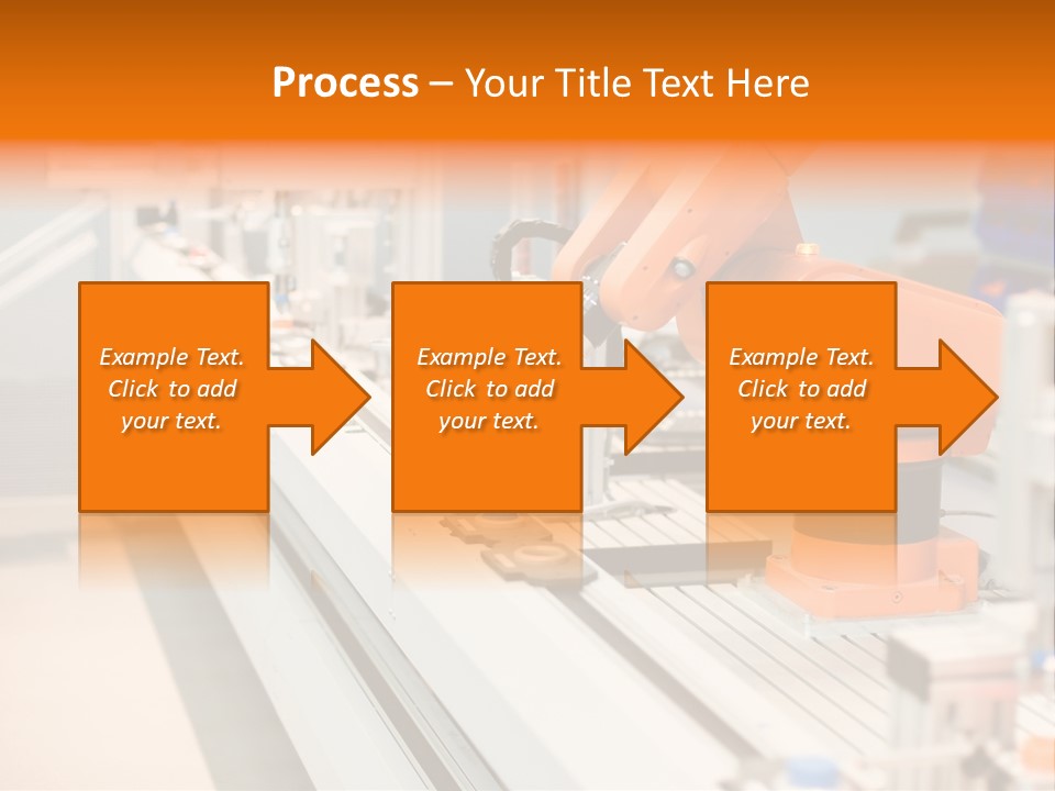 A Computer Controlled Automated Manufacturing Process PowerPoint Template
